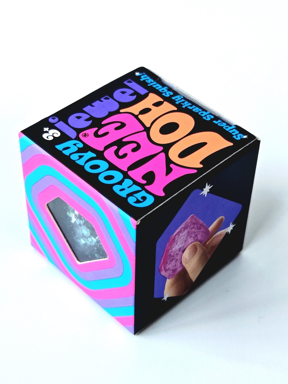 Sparkly Squish Toy — Purple